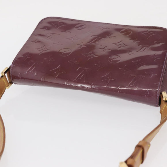 LOUIS VUITTON Vernis Thompson Street Bag Purple Viole M91095 Auth 162088