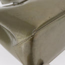 LOUIS VUITTON Monogram Vernis Wilshire PM Bag Gris Art Deco M91627 Auth 162090-9