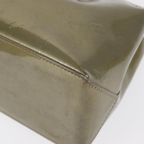 LOUIS VUITTON Monogram Vernis Wilshire PM Bag Gris Art Deco M91627 Auth 162090