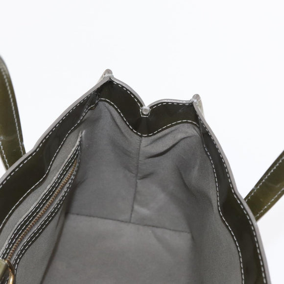 LOUIS VUITTON Monogram Vernis Wilshire PM Bag Gris Art Deco M91627 Auth 162090