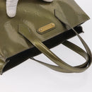 LOUIS VUITTON Monogram Vernis Wilshire PM Bag Gris Art Deco M91627 Auth 162090-6