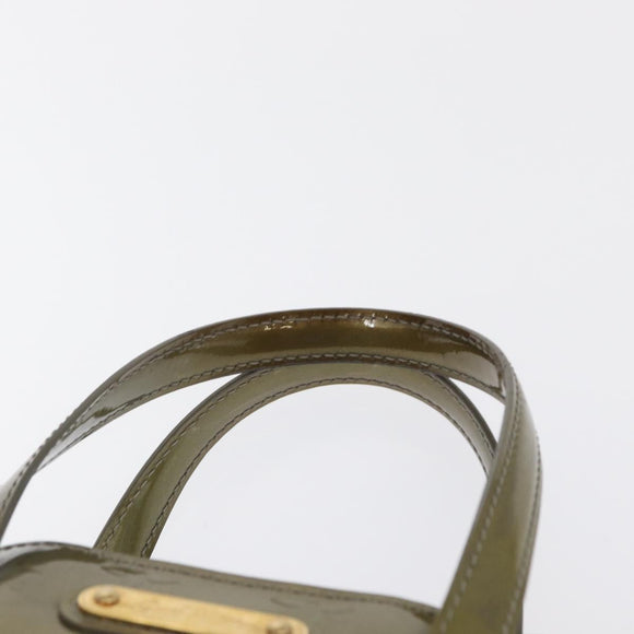 LOUIS VUITTON Monogram Vernis Wilshire PM Bag Gris Art Deco M91627 Auth 162090