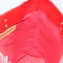 LOUIS VUITTON Monogram Vernis Reade MM Hand Bag Red Rouge M91086 LV Auth 162092-21