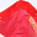 LOUIS VUITTON Monogram Vernis Reade MM Hand Bag Red Rouge M91086 LV Auth 162092-22