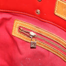 LOUIS VUITTON Monogram Vernis Reade MM Hand Bag Red Rouge M91086 LV Auth 162092-23