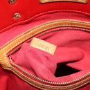 LOUIS VUITTON Monogram Vernis Reade MM Hand Bag Red Rouge M91086 LV Auth 162092-12