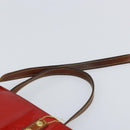 LOUIS VUITTON Monogram Vernis Reade MM Hand Bag Red Rouge M91086 LV Auth 162092-14