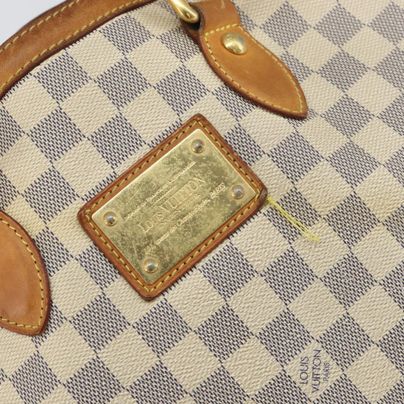LOUIS VUITTON Damier Azur Hampstead PM Tote Bag N51207 LV Auth 162093