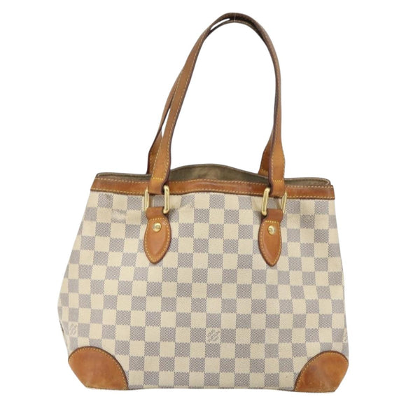 LOUIS VUITTON Damier Azur Hampstead PM Tote Bag N51207 LV Auth 162093