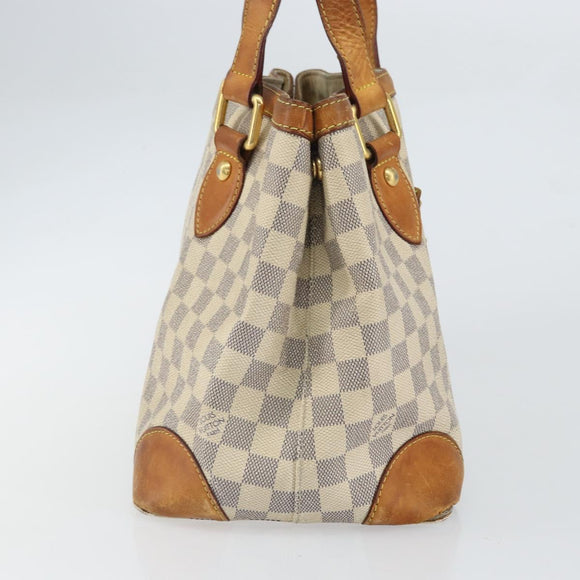LOUIS VUITTON Damier Azur Hampstead PM Tote Bag N51207 LV Auth 162093
