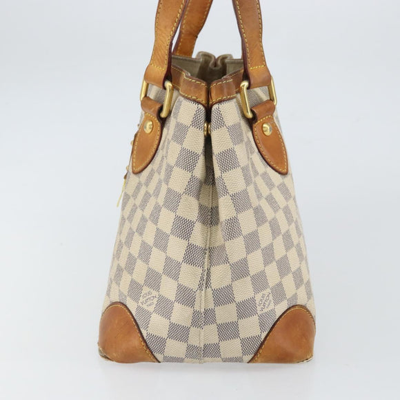 LOUIS VUITTON Damier Azur Hampstead PM Tote Bag N51207 LV Auth 162093