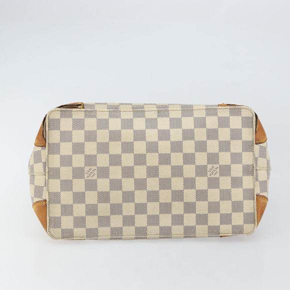 LOUIS VUITTON Damier Azur Hampstead PM Tote Bag N51207 LV Auth 162093