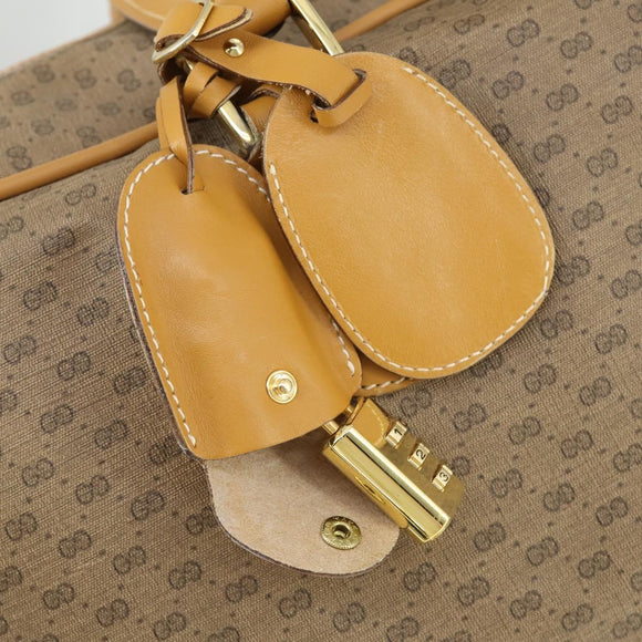 GUCCI Micro GG Supreme Web Sherry Line Bag PVC Beige 012 39 0291 Auth 162095