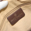 GUCCI GG Supreme Web Sherry Line Bag PVC Beige Gold 012 3842 33 39 Auth 162096-17