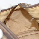GUCCI GG Supreme Web Sherry Line Bag PVC Beige Gold 012 3842 33 39 Auth 162096-20