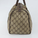 GUCCI GG Supreme Web Sherry Line Bag PVC Beige Gold 012 3842 33 39 Auth 162096-5