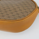 GUCCI Micro GG Supreme Shoulder Bag PVC Beige Gold 007 89 0094 Auth 162099-15