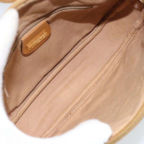 GUCCI Micro GG Supreme Shoulder Bag PVC Beige Gold 007 89 0094 Auth 162099
