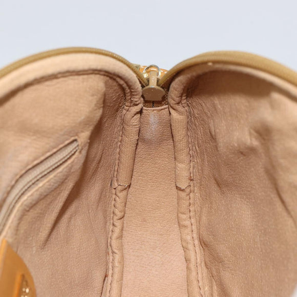 GUCCI Micro GG Supreme Shoulder Bag PVC Beige Gold 007 89 0094 Auth 162099