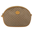 GUCCI Micro GG Supreme Shoulder Bag PVC Beige Gold 007 89 0094 Auth 162099-13