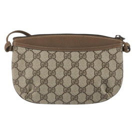 GUCCI GG Supreme Shoulder Bag PVC Beige Gold 904 02 020 Auth 162103 - 0