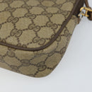 GUCCI GG Supreme Shoulder Bag PVC Beige Gold 56 02 068 Auth 162104-10