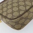 GUCCI GG Supreme Shoulder Bag PVC Beige Gold 56 02 068 Auth 162104-11