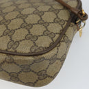 GUCCI GG Supreme Shoulder Bag PVC Beige Gold 56 02 068 Auth 162104-12