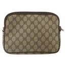GUCCI GG Supreme Shoulder Bag PVC Beige Gold 56 02 068 Auth 162104-3