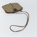 GUCCI GG Supreme Web Sherry Line Bag PVC Beige Gold 98 02 047 Auth 162105-7