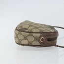 GUCCI GG Supreme Web Sherry Line Bag PVC Beige Gold 156 02 066 Auth 162107-4
