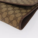 GUCCI GG Supreme Shoulder Bag PVC Beige Gold 004 115 6197 Auth 162108-11