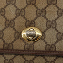 GUCCI GG Supreme Shoulder Bag PVC Beige Gold 004 115 6197 Auth 162108-14