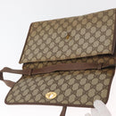 GUCCI GG Supreme Shoulder Bag PVC Beige Gold 004 115 6197 Auth 162108-15