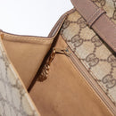 GUCCI GG Supreme Shoulder Bag PVC Beige Gold 004 115 6197 Auth 162108-20