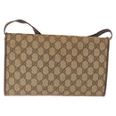 GUCCI GG Supreme Shoulder Bag PVC Beige Gold 004 115 6197 Auth 162108-3