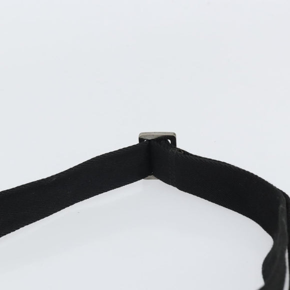 GUCCI GG Canvas Shoulder Bag Black Silver 101680 Auth 162111