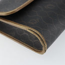 Christian Dior Honeycomb Canvas Shoulder Bag PVC Black Auth 162117-11