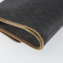 Christian Dior Honeycomb Canvas Shoulder Bag PVC Black Auth 162117-13