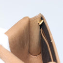 Christian Dior Honeycomb Canvas Shoulder Bag PVC Black Auth 162117-18