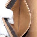 Christian Dior Honeycomb Canvas Shoulder Bag PVC Black Auth 162117-20