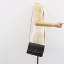 Christian Dior Honeycomb Canvas Shoulder Bag PVC Black Auth 162117-21