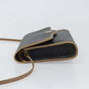 Christian Dior Honeycomb Canvas Shoulder Bag PVC Black Auth 162117-5