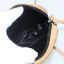 FENDI Zucchino Canvas Shoulder Bag Black Silver Auth 162122-17