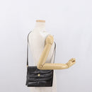 FENDI Shoulder Bag Leather Brown Gold Auth 162124-25