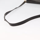 FENDI Shoulder Bag Leather Brown Gold Auth 162124-7