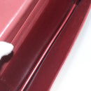 CARTIER Must Line Shoulder Bag Leather Bordeaux Gold Auth 162125-21