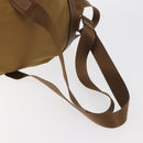 PRADA Backpack Nylon Beige Silver Auth 162129-16