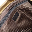 PRADA Backpack Nylon Beige Silver Auth 162129-25
