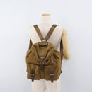 PRADA Backpack Nylon Beige Silver Auth 162129-32